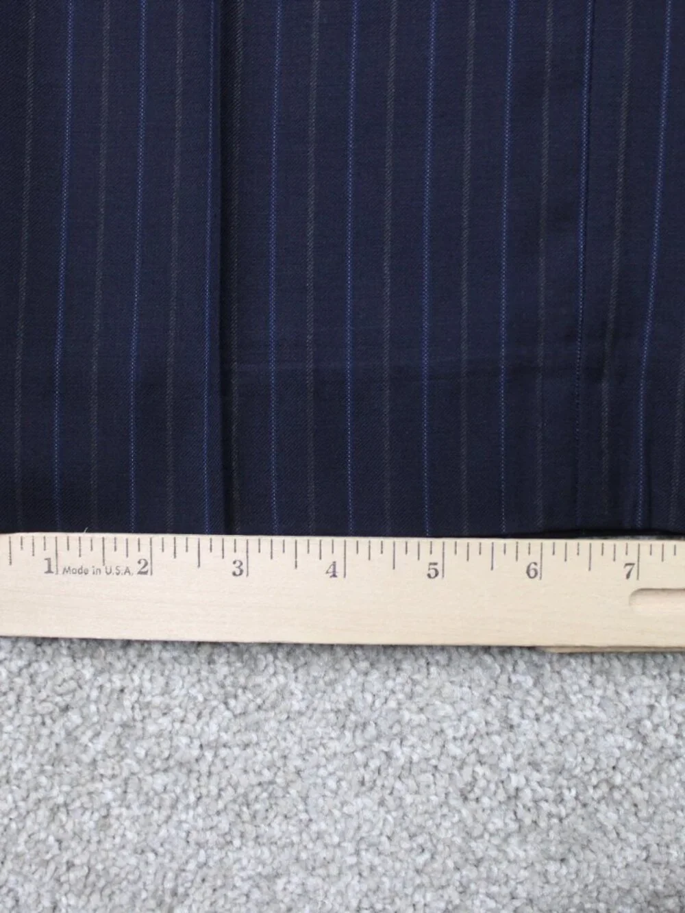 Banana Republic Pants Mens 30x32 Blue Pinstripe Modern Fit Wool Flat Front Lined